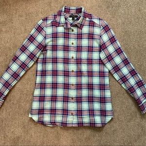 J. Crew Flannel shirt size 0